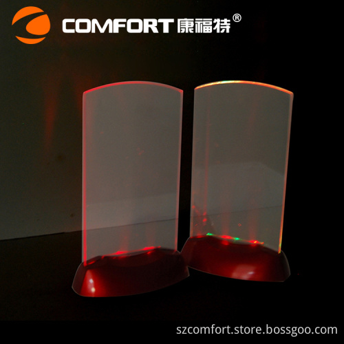 Customized Colorful Acrylic Illuminated LED Menu